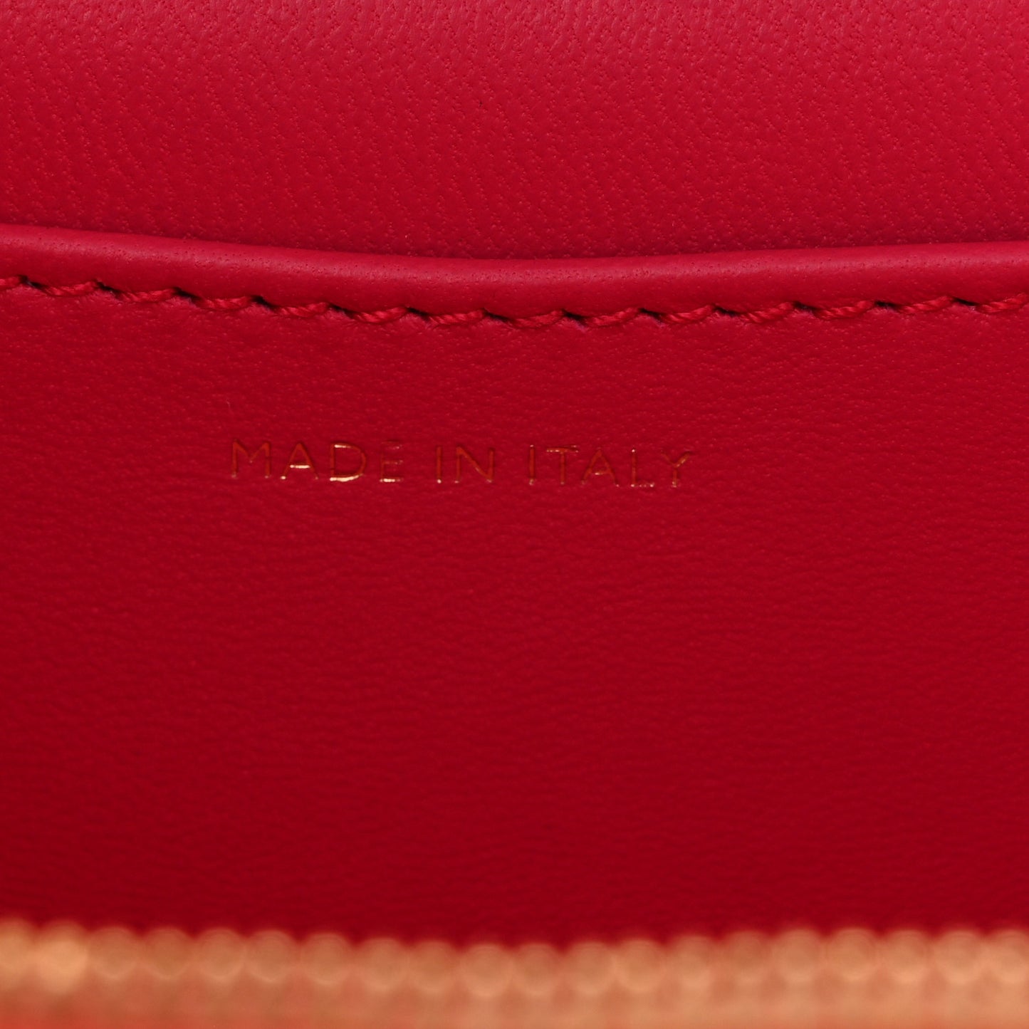 Calfskin Rattan Serpenti Forever Top Handle Vanity Orange