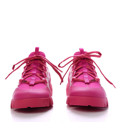 Christian Dior Neoprene Rubber Womens D-Connect Sneakers 37 Fuchsia 2 of 10