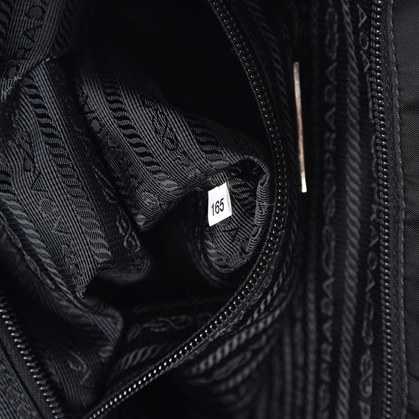 Saffiano Tessuto Nylon Shopping Tote Black