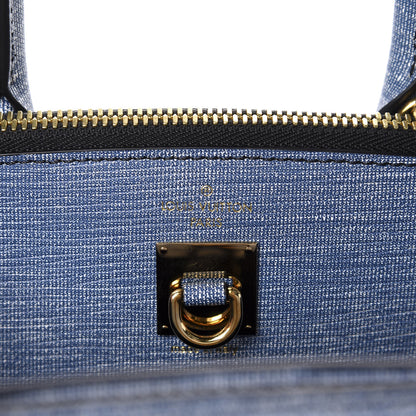 Louis Vuitton Epi City Steamer MM Blue Jean 8 of 9