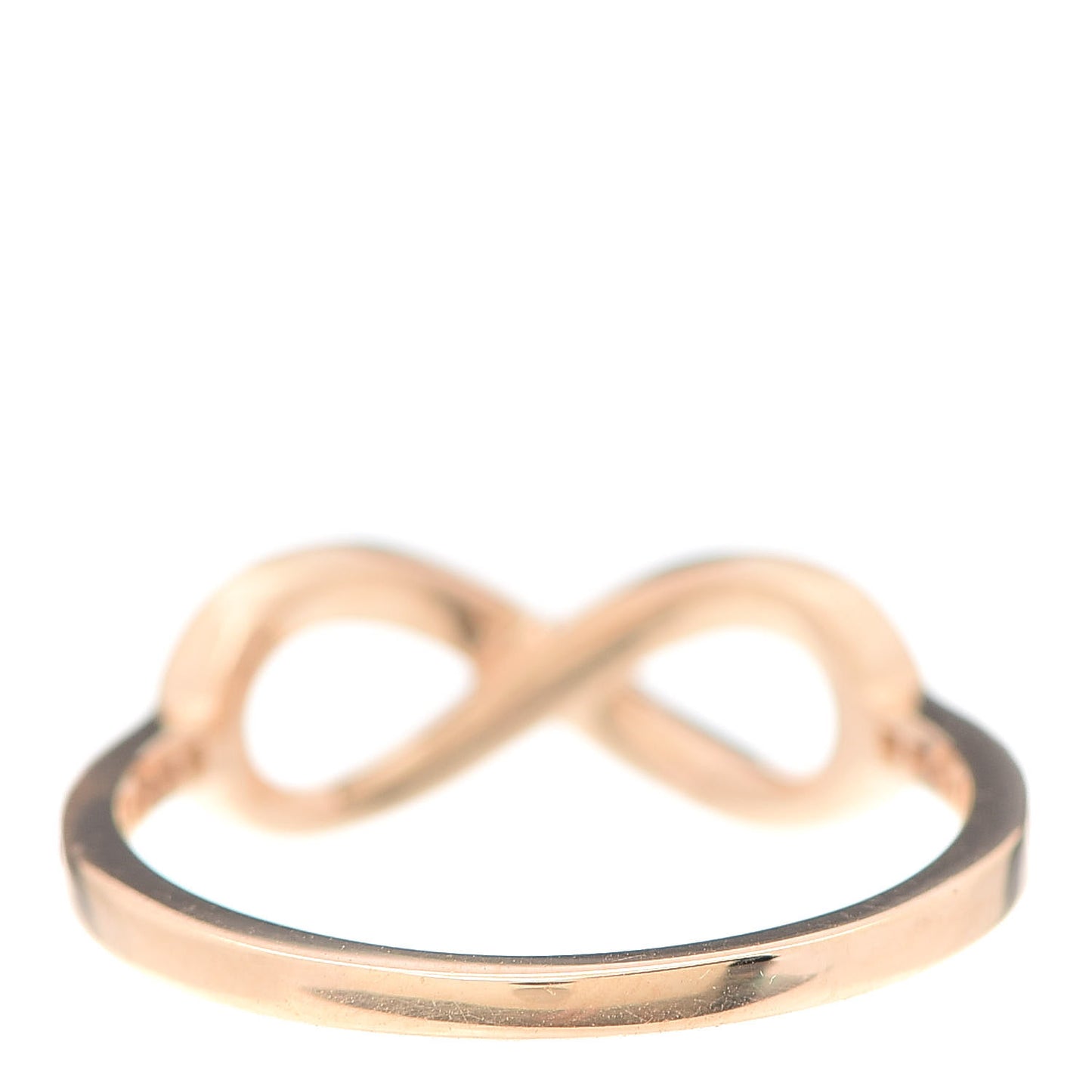 18K Rose Gold Diamond Infinity Ring 52 6