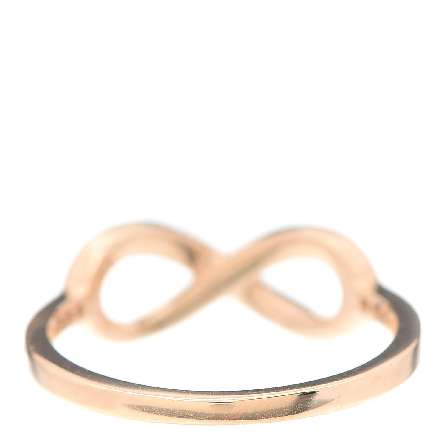 Tiffany 18K Rose Gold Diamond Infinity Ring 52 6 4 of 7