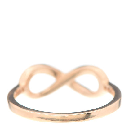 Tiffany 18K Rose Gold Diamond Infinity Ring 52 6 4 of 7