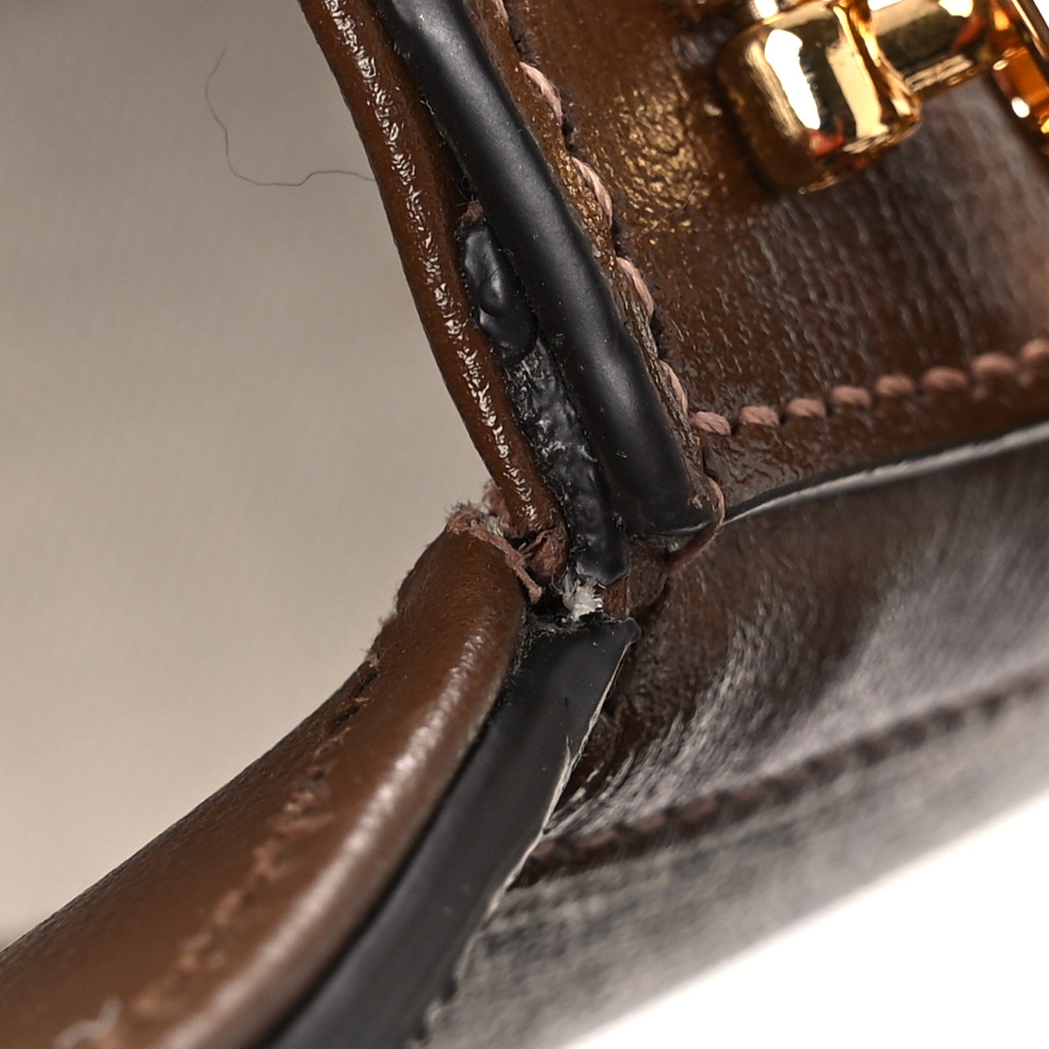 Gucci GG Supreme Monogram Web Mini Horsebit 1955 Shoulder Bag Beige Brown Sugar 13 of 13
