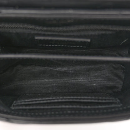 Saint Laurent Calfskin Y Quilted Monogram Monochrome Toy Loulou Crossbody Bag Black 5 of 10