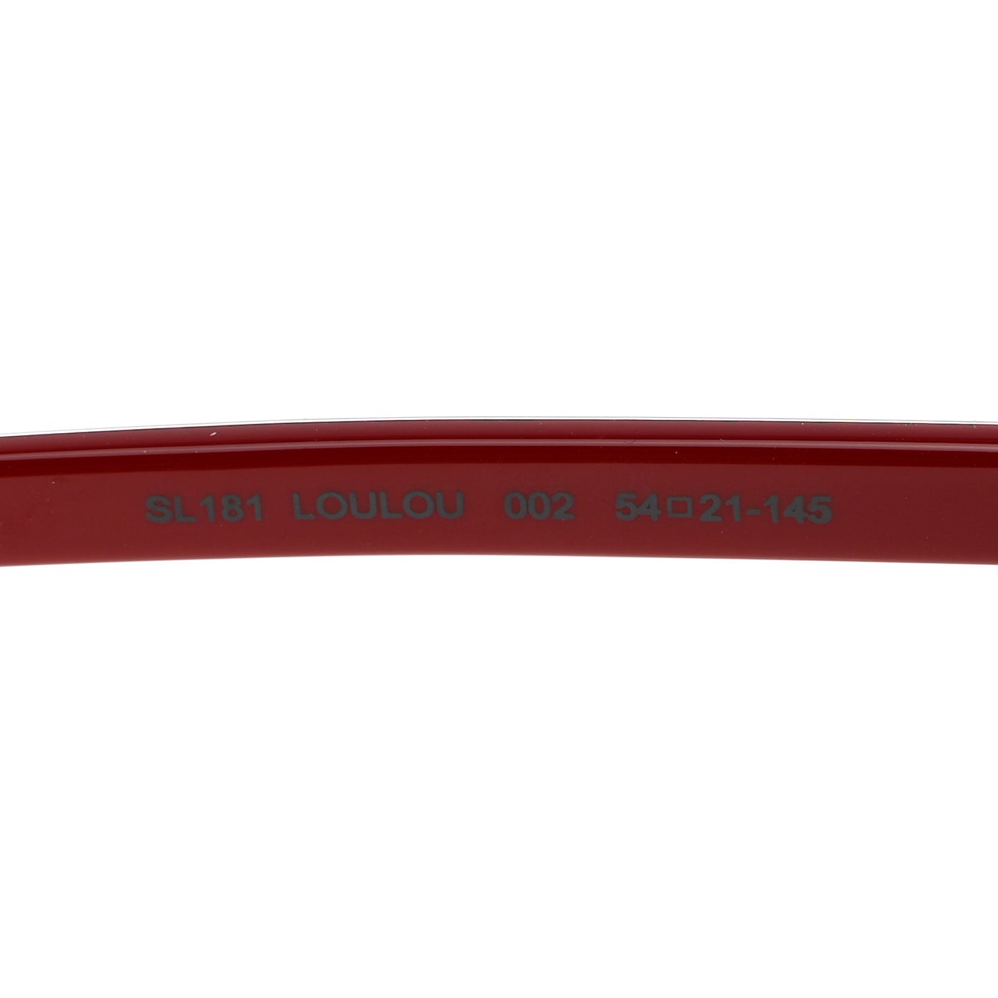 Acetate Heart Frame Loulou SL181 Sunglasses Red