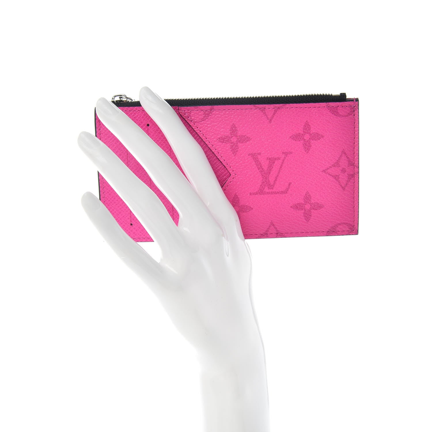 Louis Vuitton Taigarama Coin Card Holder Fuchsia 2 of 7