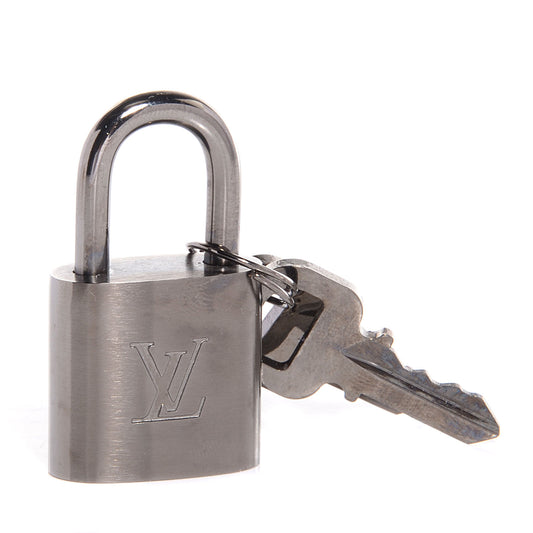 Brushed Titanium Lock and Key Set
