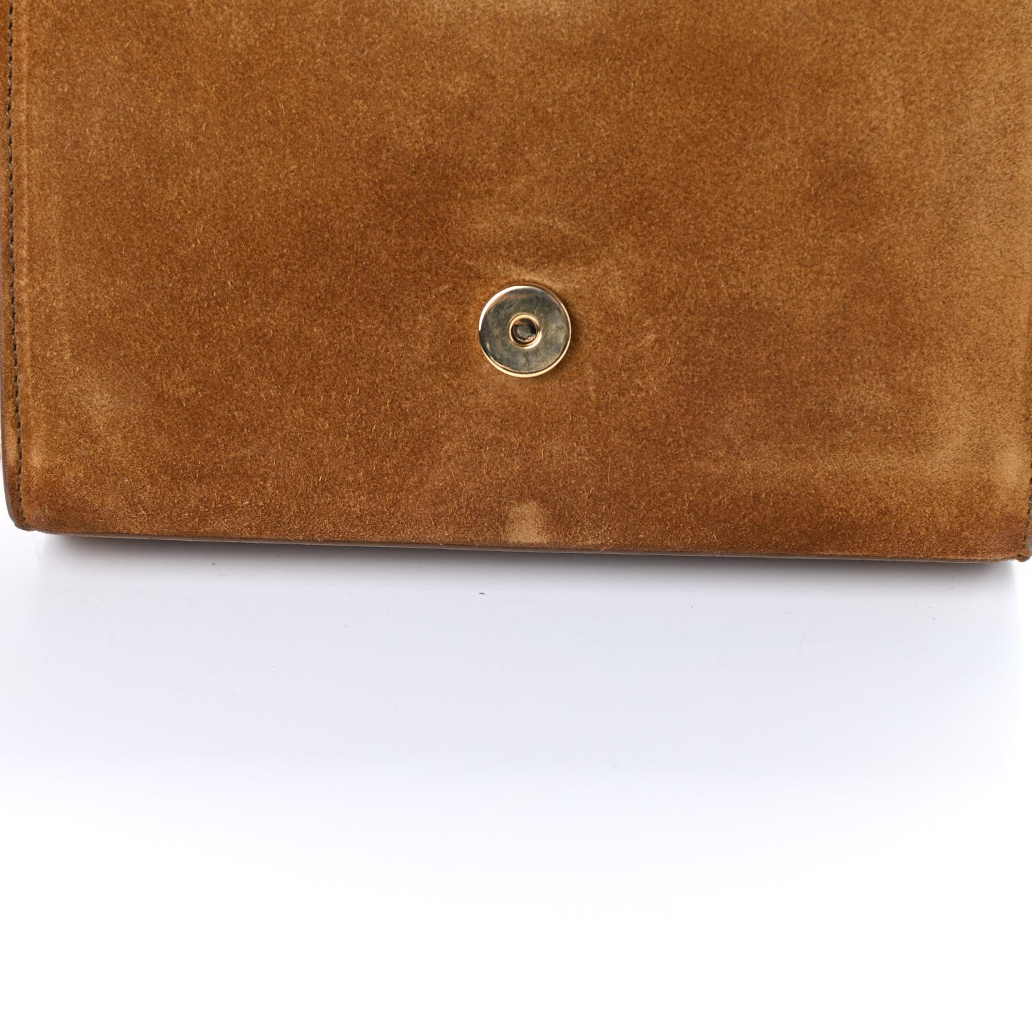 Saint Laurent Suede Small Classic Monogram Kate Tassel Satchel Light Ochre 13 of 17