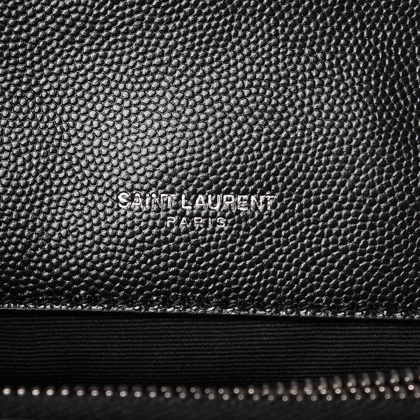 Grain De Poudre Medium West Hollywood Monogram Fold-Over Black