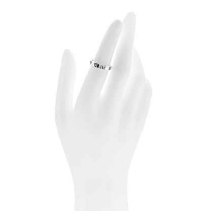 Tiffany Sterling Silver Narrow Atlas Pierced Ring 50 5.5 2 of 5