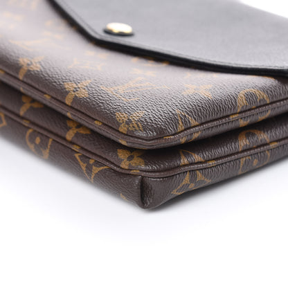 Louis Vuitton Monogram Twice Pochette Black 8 of 10