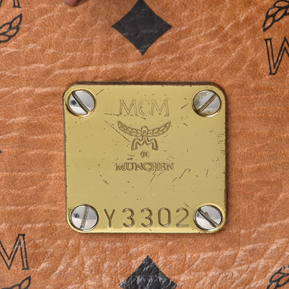 MCM Visetos Drawstring Bag Cognac 19 of 26