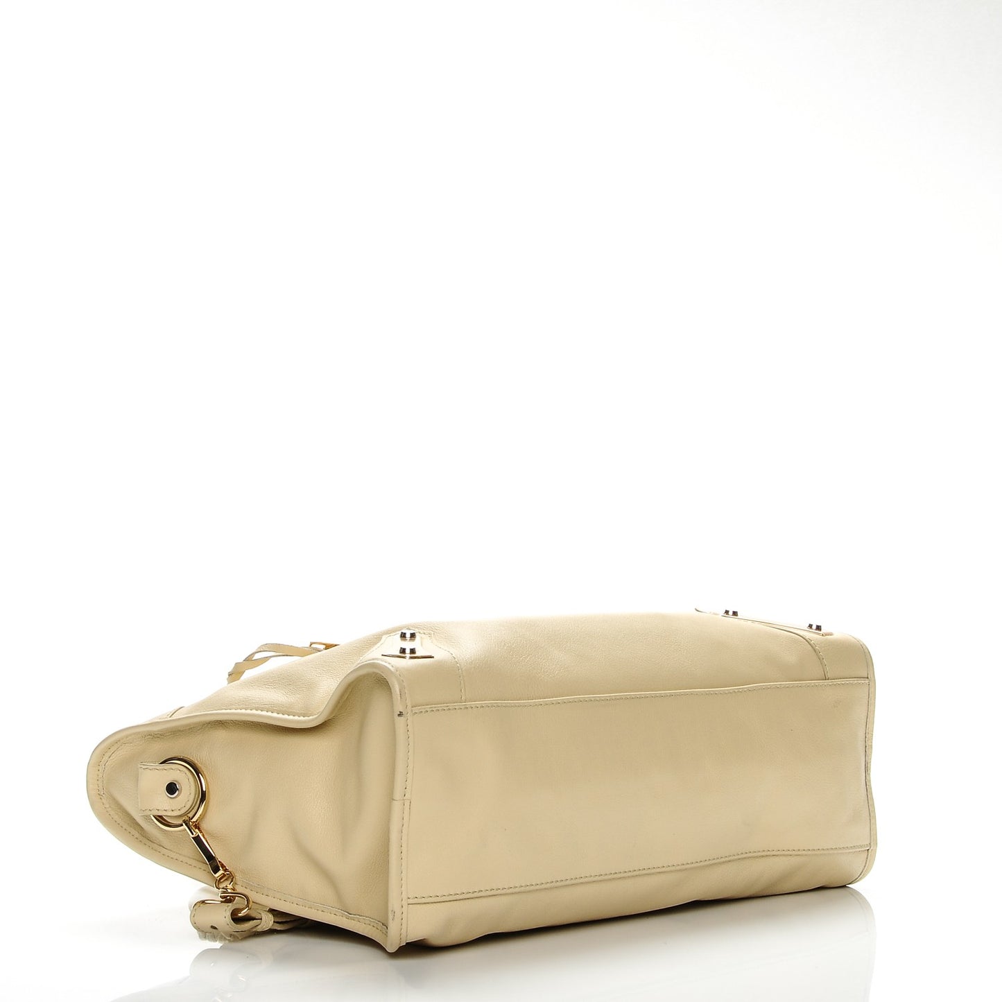 Veau Amp Plate Gold Hardware City Beige Argile