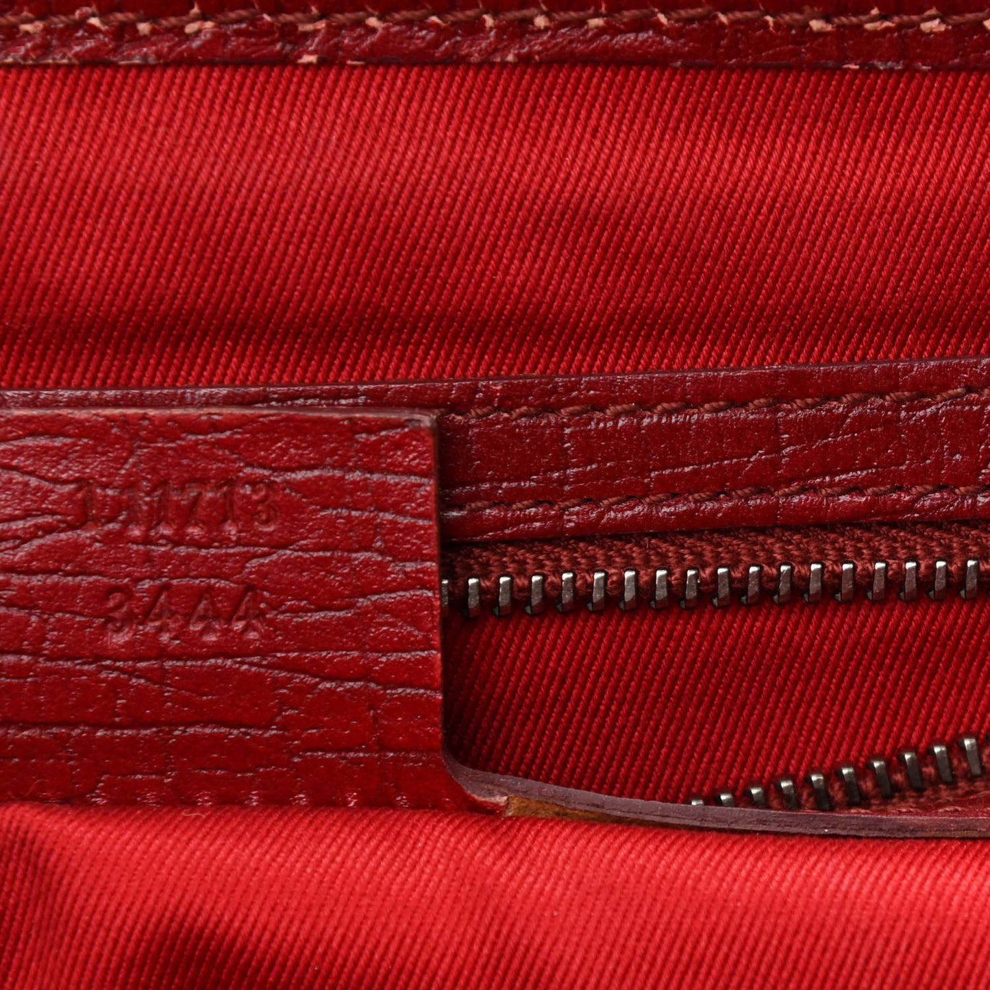 Monogram Bamboo Bullet Bag Red