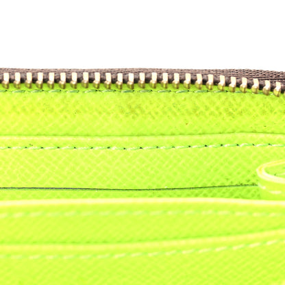 Louis Vuitton Monogram Graffiti Zippy Coin Purse Wallet Green 8 of 9