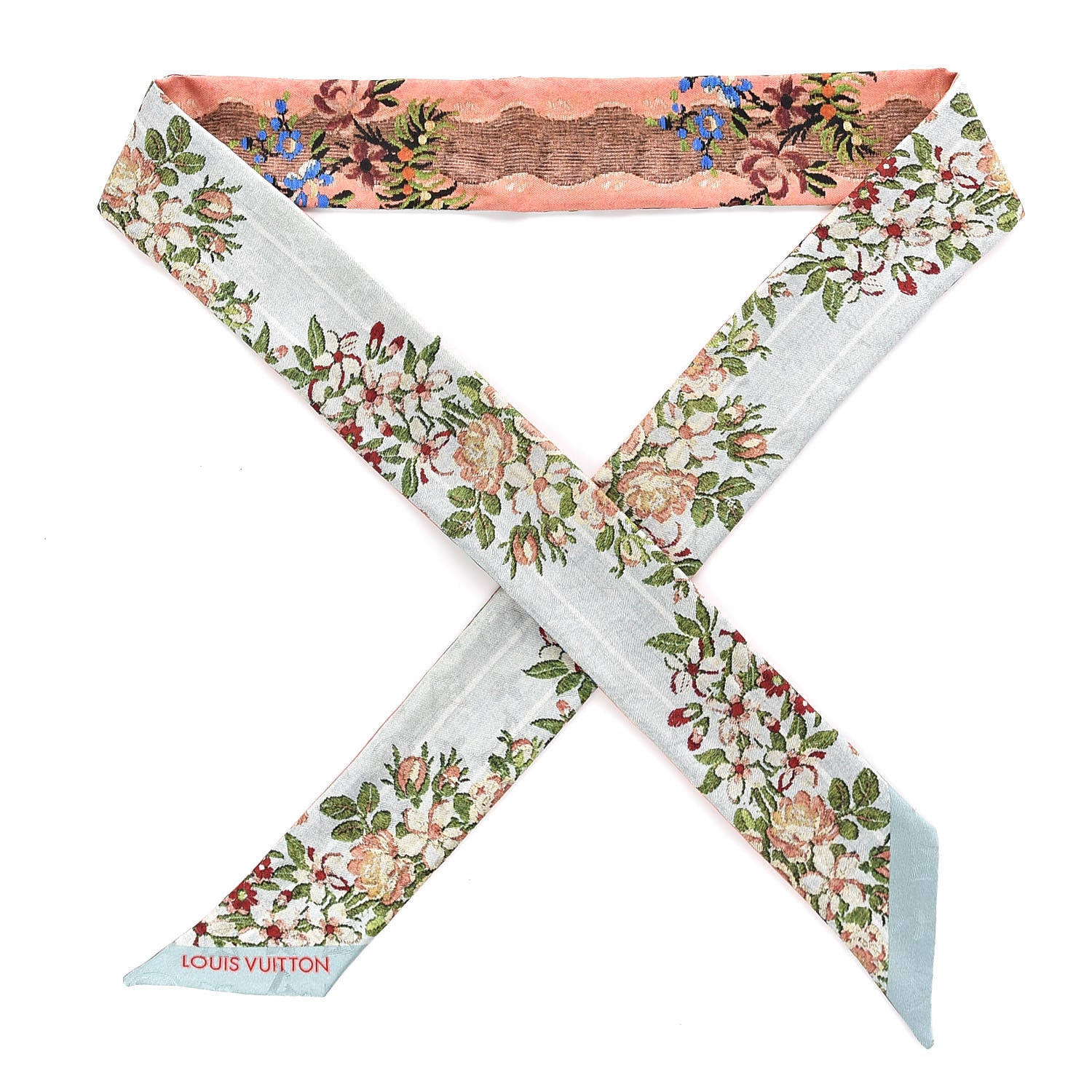 Louis Vuitton Silk Monogram Flowers XVIII BB Bandeau 1 of 5