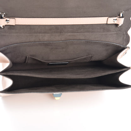 Fendi Vitello Liberty Scalloped Studded Kan I Shoulder Bag Plaster 5 of 7