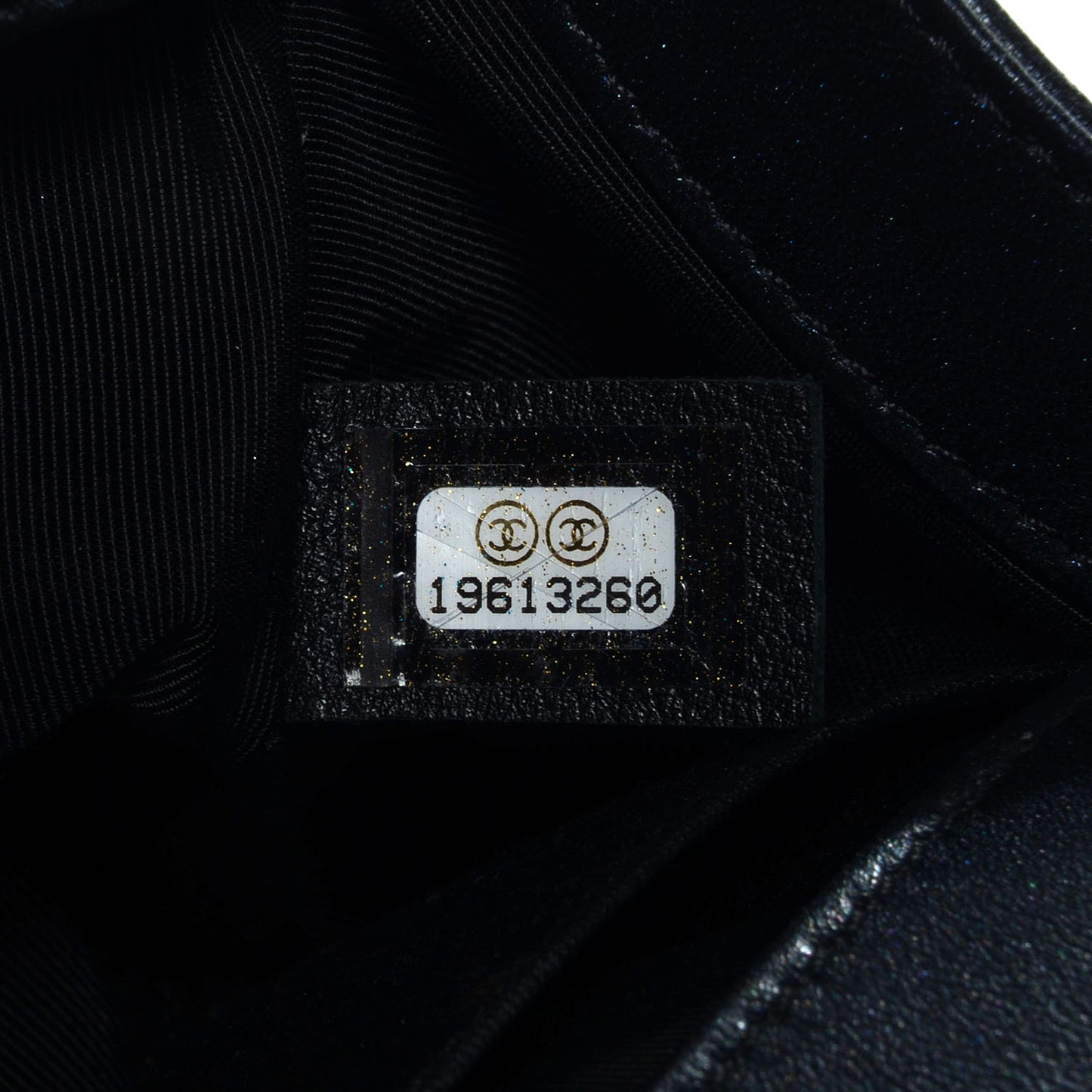 Lambskin Quilted Small Boy Flap Black