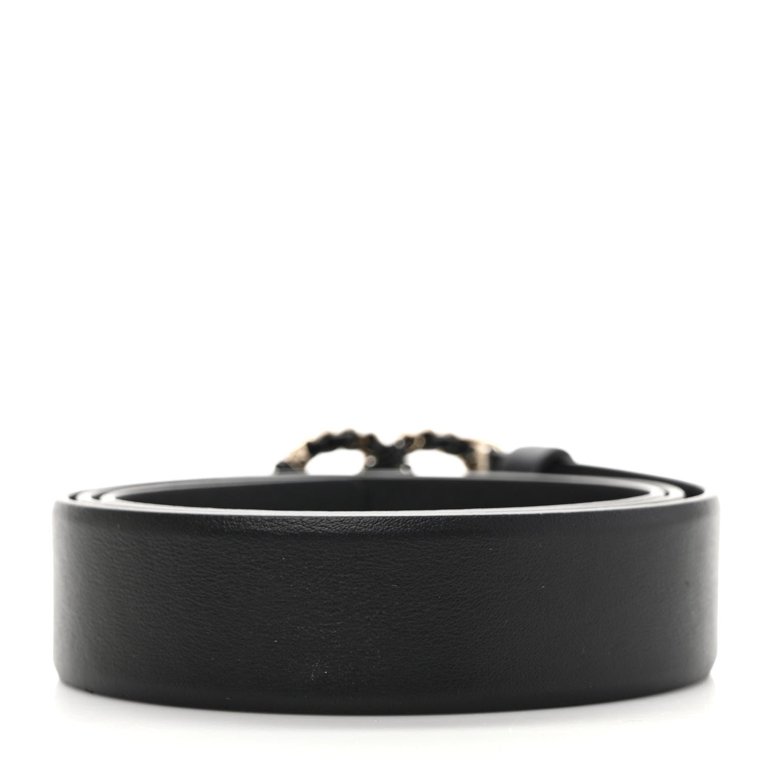 Chanel Calfskin CC Chain Belt 85 34 Black 2 of 6