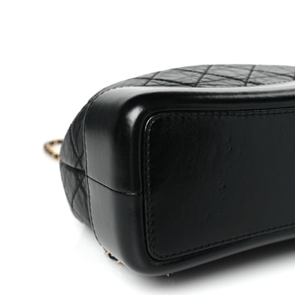 Chanel Aged Calfskin Quilted Small Gabrielle Backpack Black 8 of 10