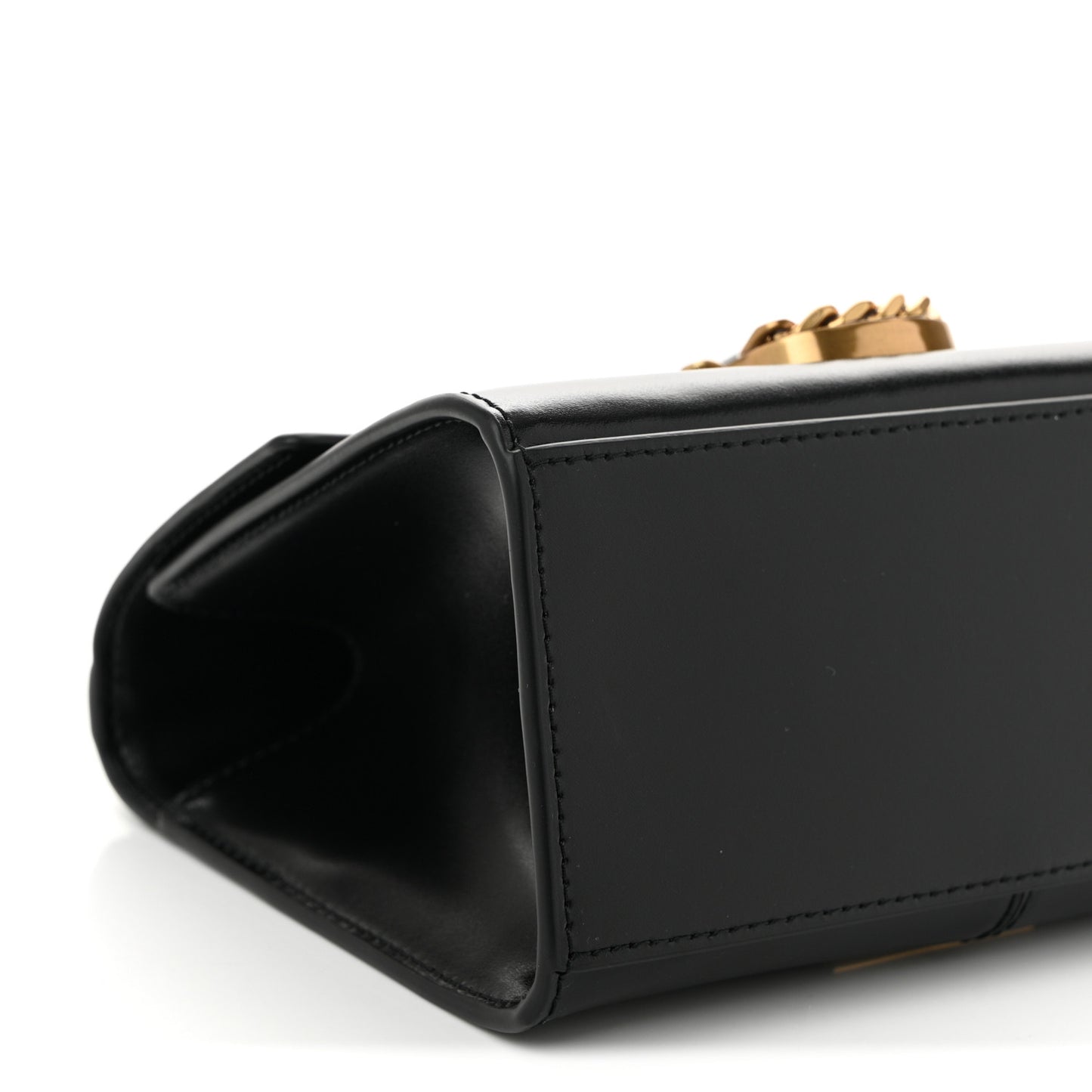 Calfskin The St Marc Mini Top Handle Bag  Black