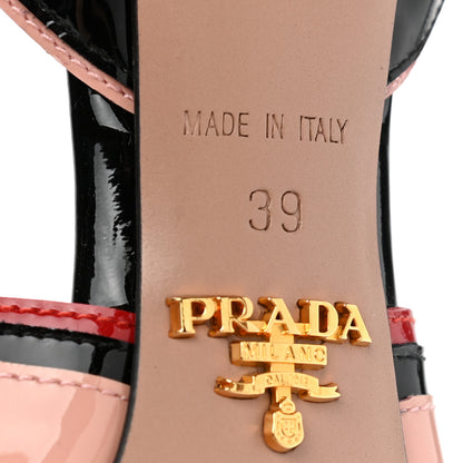 Prada Patent Flame Crystal Embellished Sandals 39 Multicolor 6 of 13