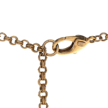 Chanel Resin CC Charms Necklace Black Gold 4 of 4