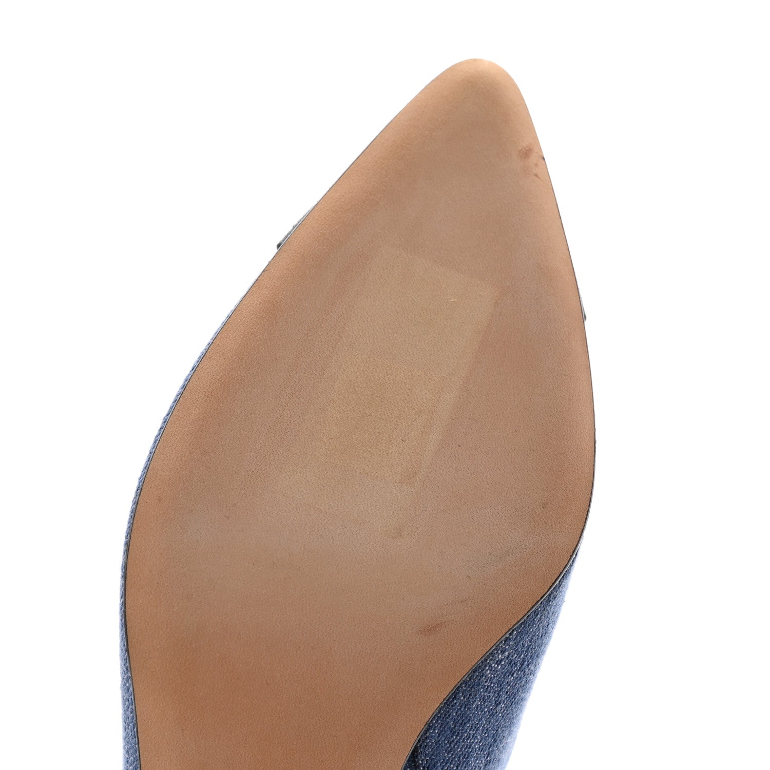 Chanel Denim Grosgrain Cap Toe Short Boots 40 Blue 8 of 10