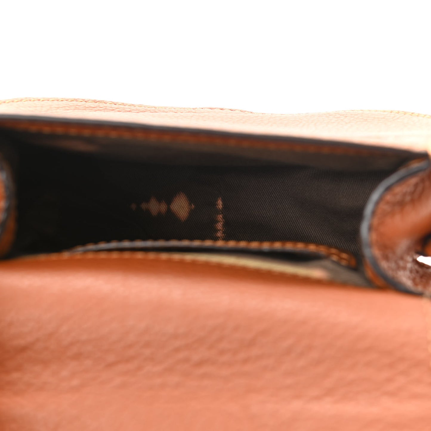 Calfskin Mini Marcie Round Crossbody Bag Tan