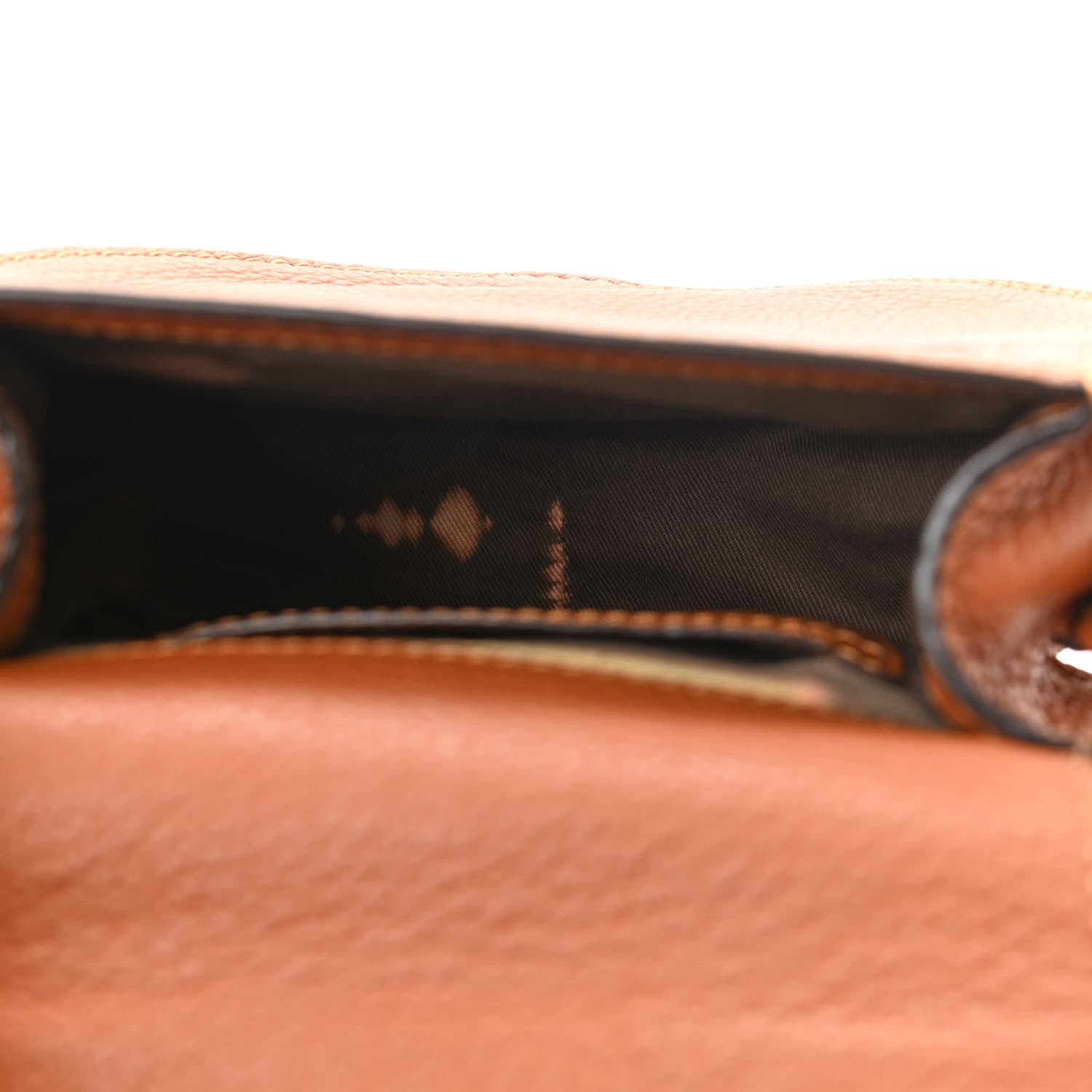 Chloe Calfskin Mini Marcie Round Crossbody Bag Tan 5 of 15