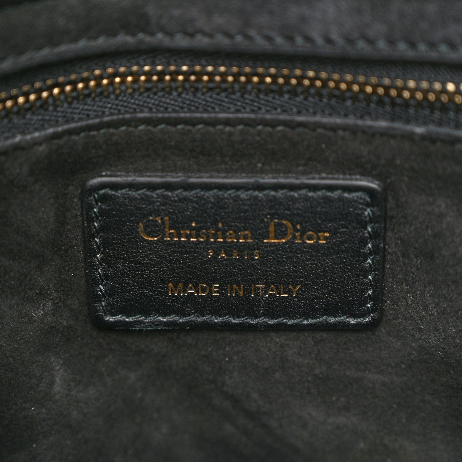 Christian Dior Calfskin Cannage Studded Medium Supple Lady Dior Black 6 of 12