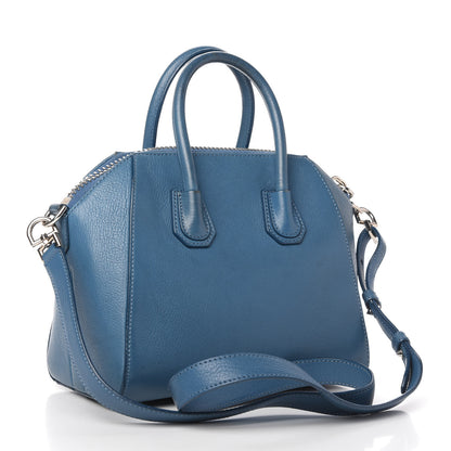 Givenchy Sugar Goatskin Mini Antigona Medium Blue 3 of 10