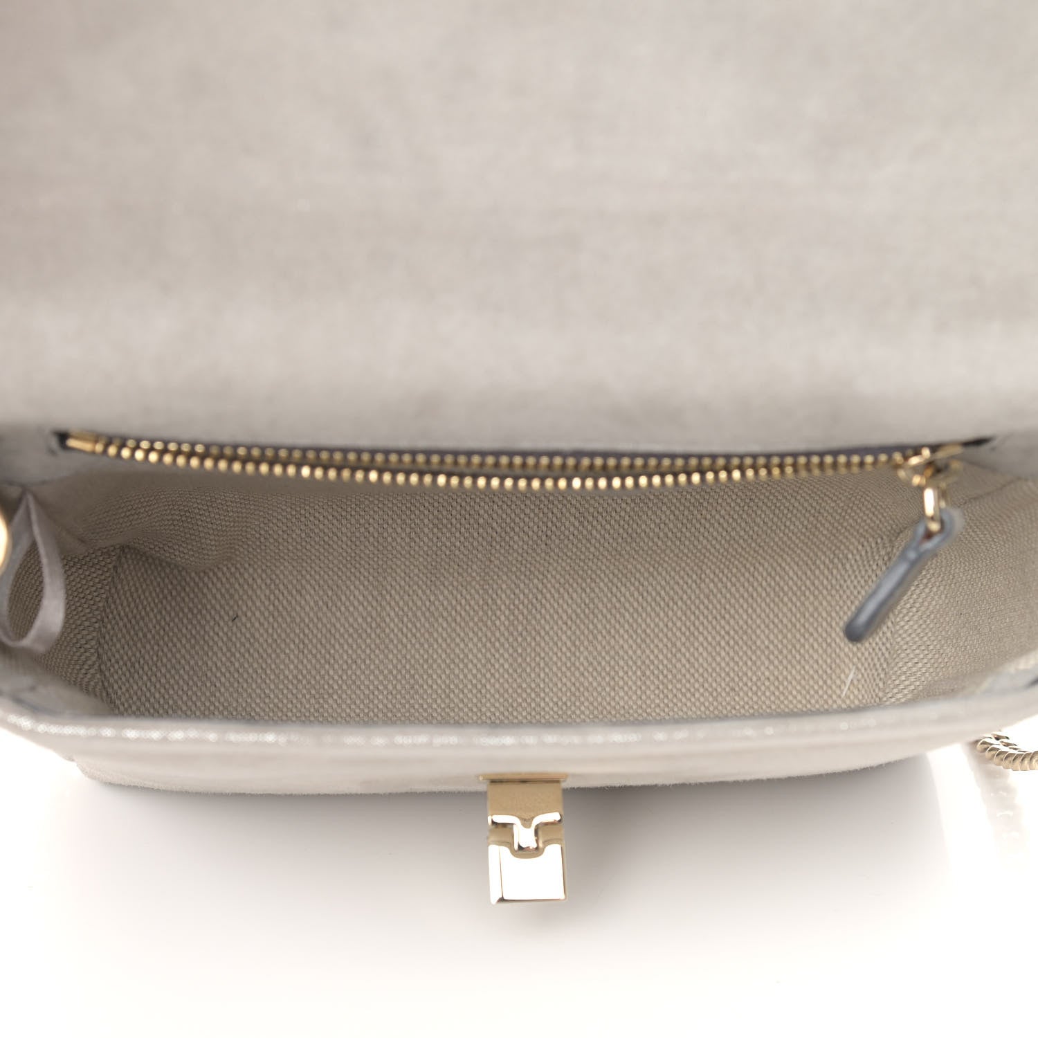Jimmy Choo Suede Mini Ruby Chain Crossbody Silver 5 of 8
