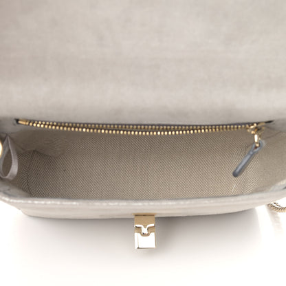 Jimmy Choo Suede Mini Ruby Chain Crossbody Silver 5 of 8