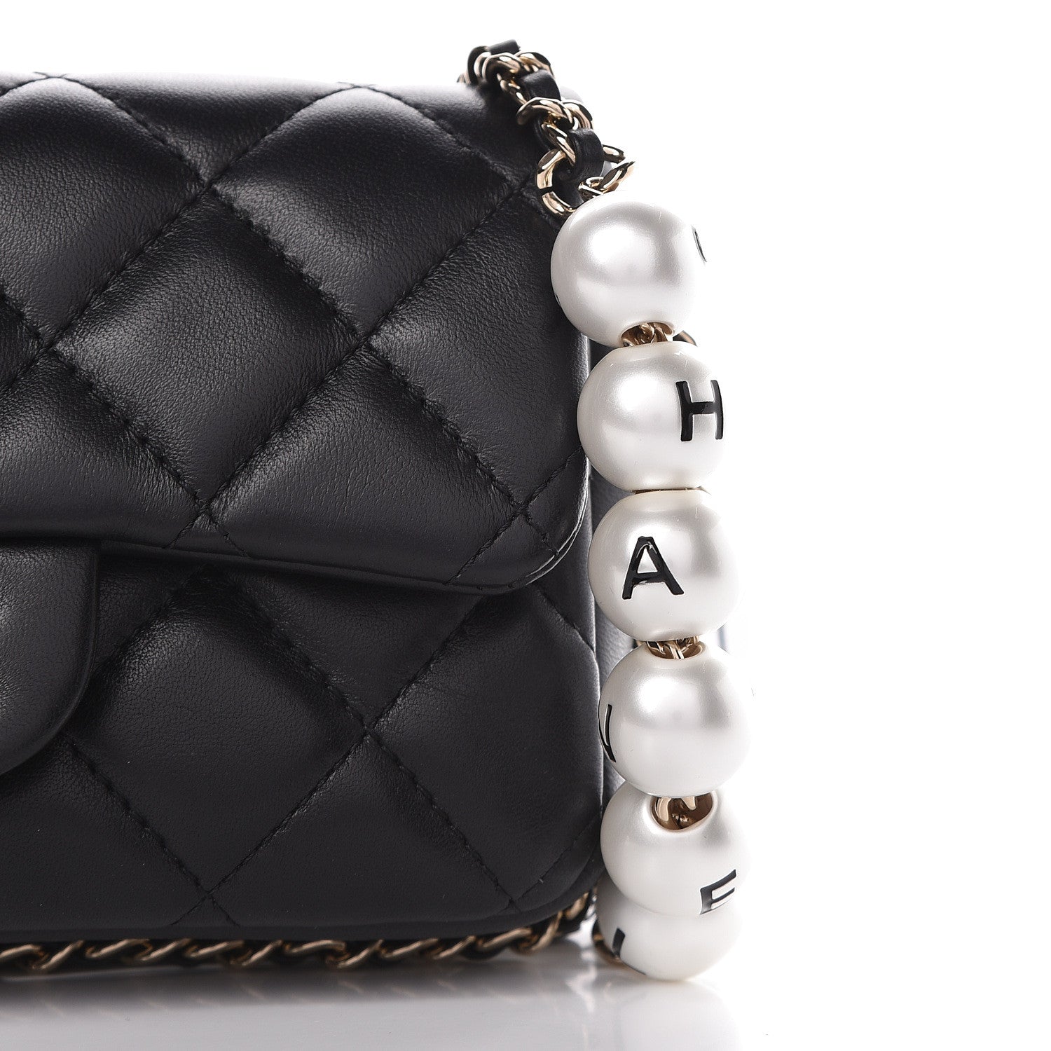 Chanel Lambskin Quilted Mini My Precious Flap Black 8 of 11