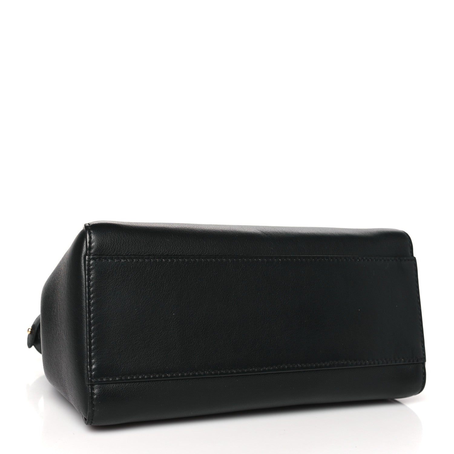 Fendi Nappa Mini Peekaboo Iconic Satchel Black 4 of 10