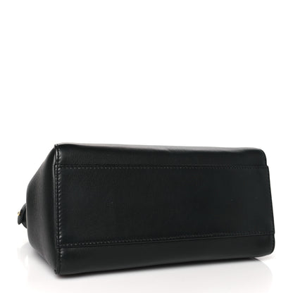 Fendi Nappa Mini Peekaboo Iconic Satchel Black 4 of 10
