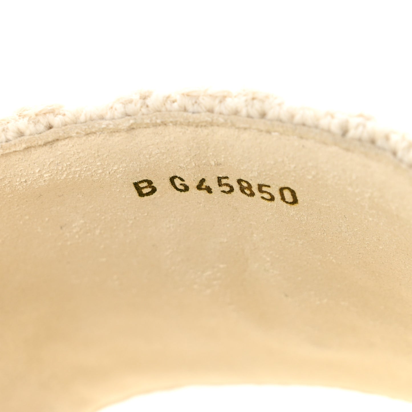 Wool Alpaca Chain CC Slide Sandals 38 Ivory