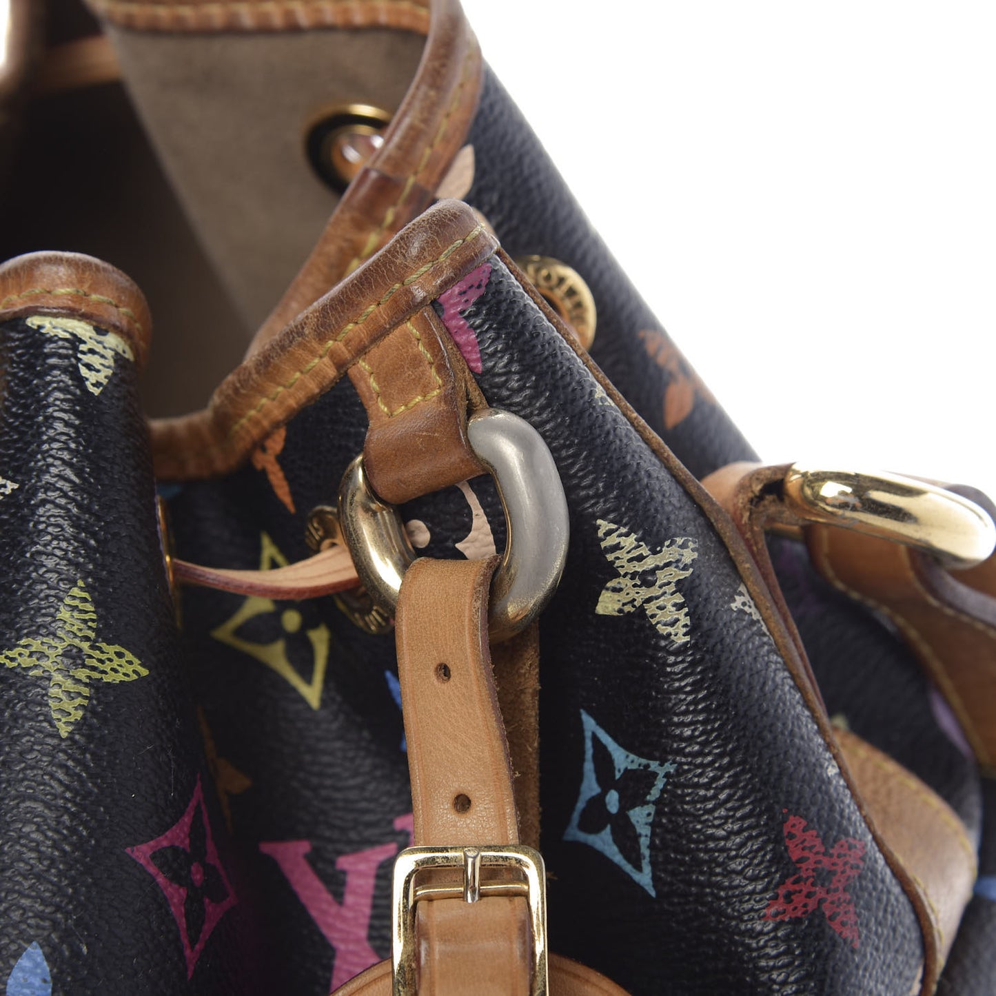 Monogram Multicolor Petit Noe Black