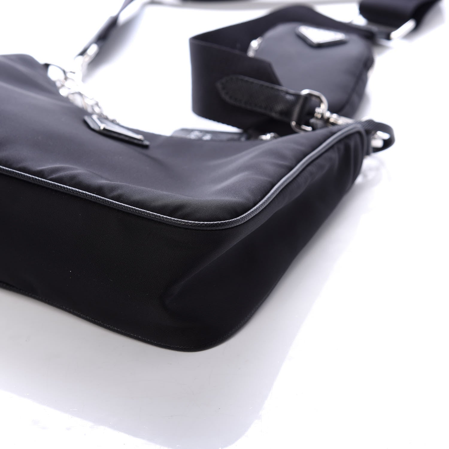 Prada Nylon Re-Edition 2005 Shoulder Bag Black 8 of 9