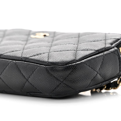 Chanel Caviar Quilted Small Clutch With Chain Black 13 of 16
