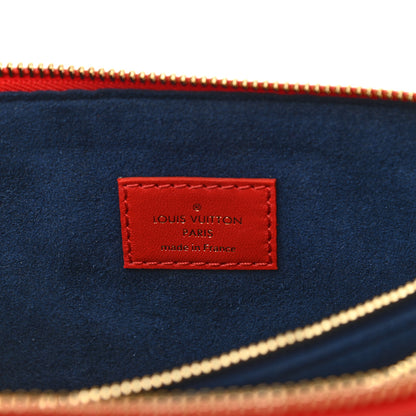 Louis Vuitton Lambskin Embossed Monogram Coussin PM Red 6 of 11