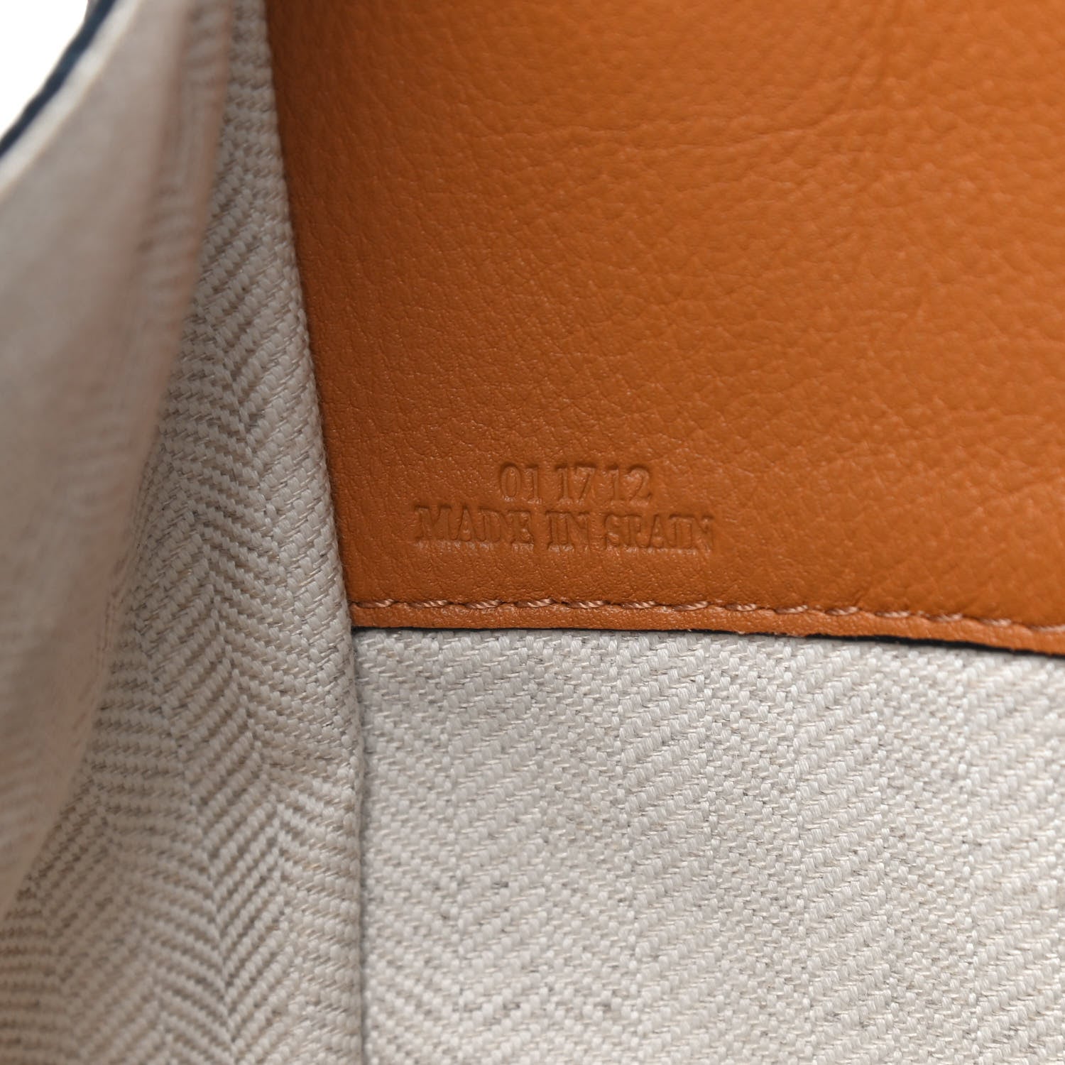 Loewe Calfskin Medium Hammock Shoulder Bag Tan White 6 of 15