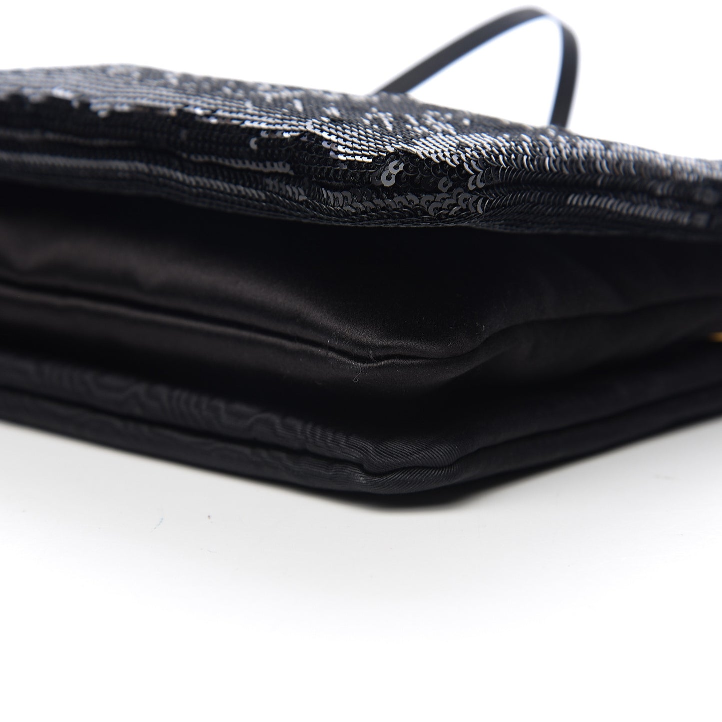 Sequin Small Trio Crossbody Bag Black