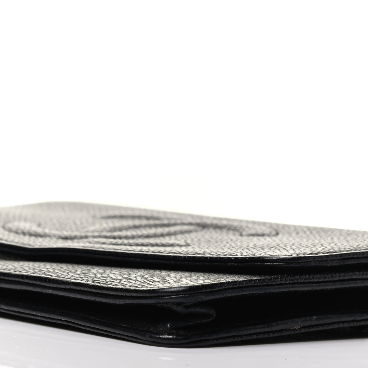 Chanel Caviar Timeless CC Wallet On Chain WOC Black 10 of 10