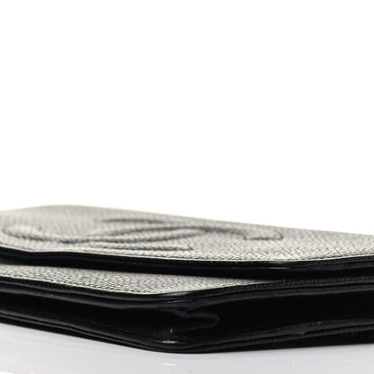 Chanel Caviar Timeless CC Wallet On Chain WOC Black 10 of 10