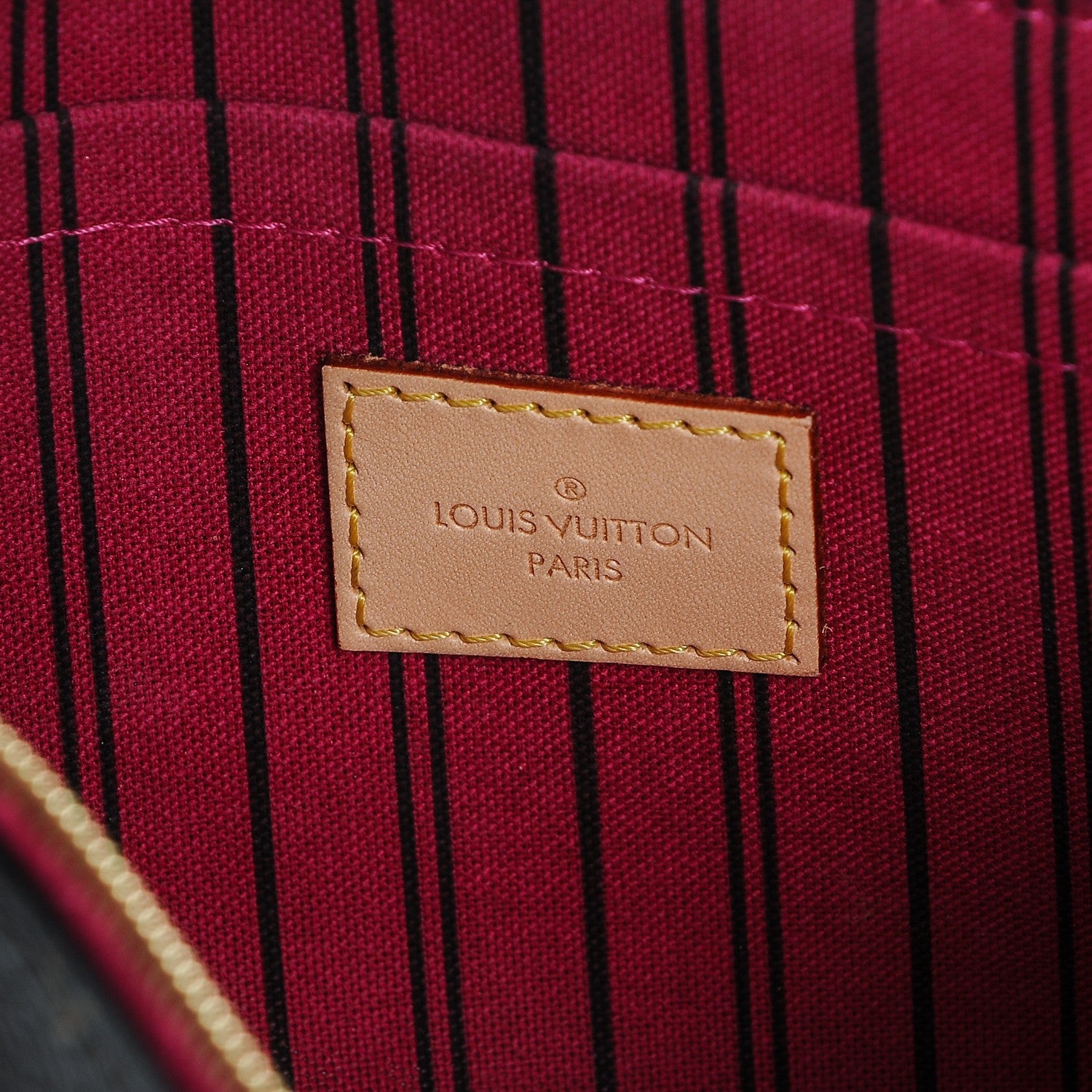 Louis Vuitton Monogram Neverfull MM GM Pochette Pivoine 6 of 7