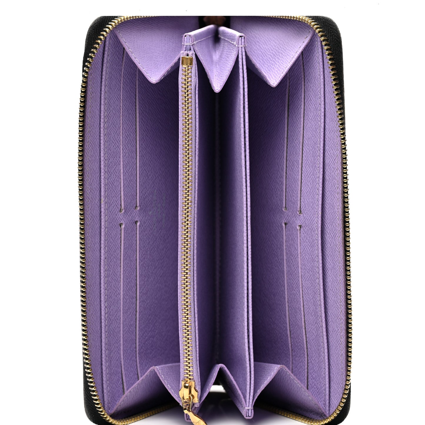 Monogram Multicolor Zippy Wallet Black Violet