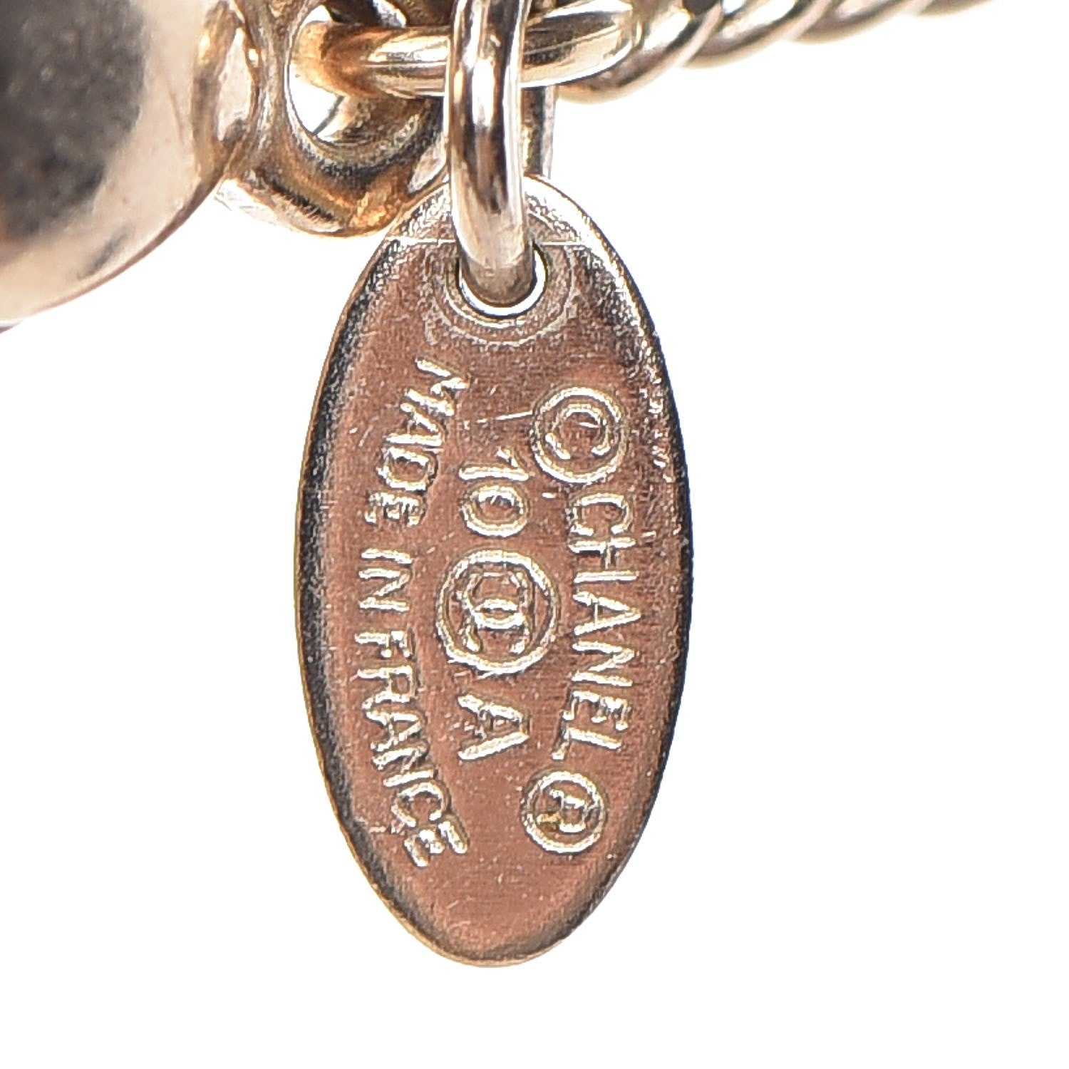 Chanel Gripoix CC Tassel Necklace Gold 5 of 5